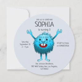 Invitación Criatura super adorable y linda