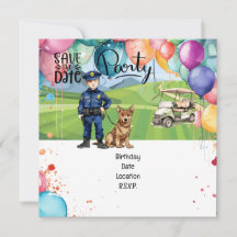 Crimen Escena Swing: Cumpleaños de la policía