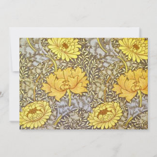 Invitación Crisantemo por William Morris