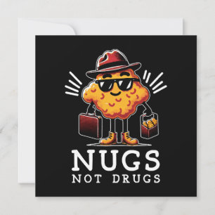Invitación Crispy Nugs No Drogas