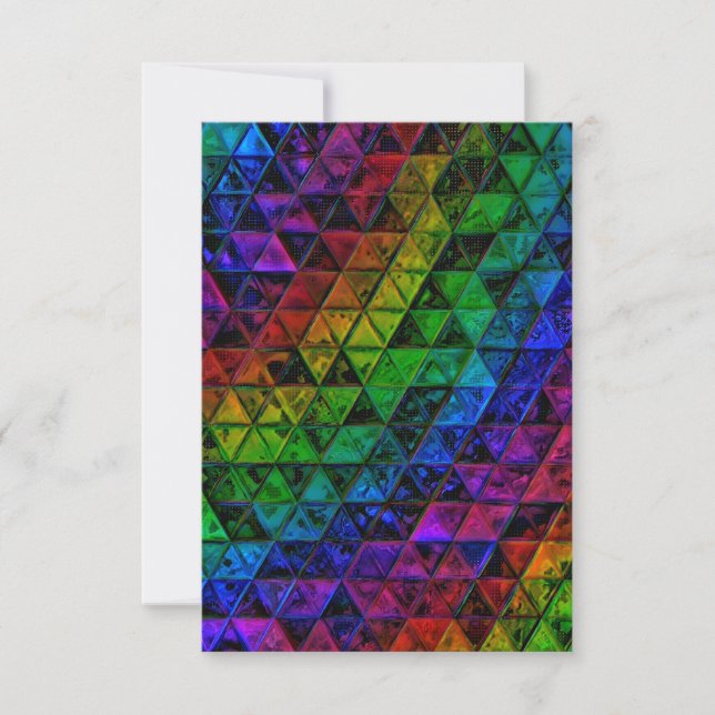 Invitación Cristal de orgullo (Anverso)