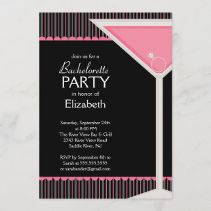 Invitación Cristal Martini Rosa