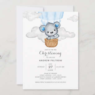Invitación Cristalización de Hot Air Balloon Boy