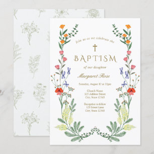 Invitación Cristalización de las flores silvestres