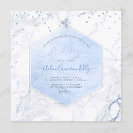 Invitación Cristalización de mármol de los hongos azules de P