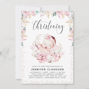 Invitación Cristalización floral neonatal