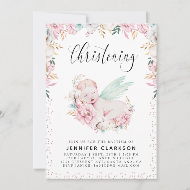 Invitación Cristalización floral neonatal (Anverso)