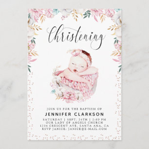 Invitación Cristalización floral neonatal