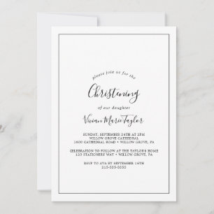 Invitación Cristalización minimalista