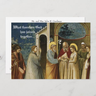 Invitación cristiana católica tradicional de la