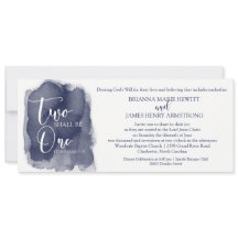 Invitación cristiana de la boda - marina de guerra