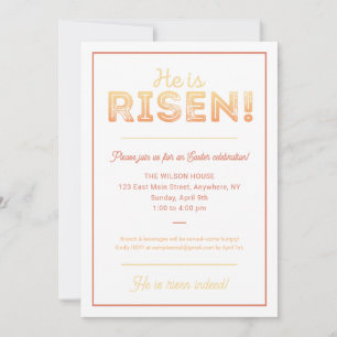 Invitación cristiana de Pascua