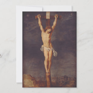 Invitación Cristo muerto en la cruz por Peter Paul Rubens Art