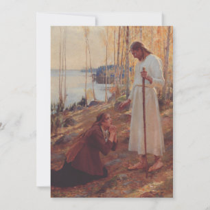 Invitación Cristo y María Magdalena por Albert Edelf