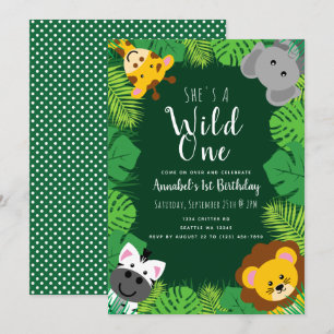 Invitación Criticadores de la jungla salvaje Cumpleaños de lo