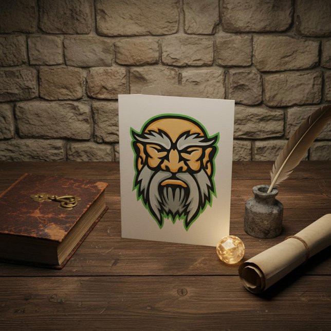 Invitación Cronos Dios Griego Barba Gris (Subido por el creador)