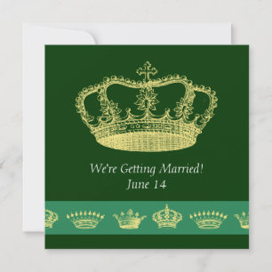 Invitación Crown Designs - Verde