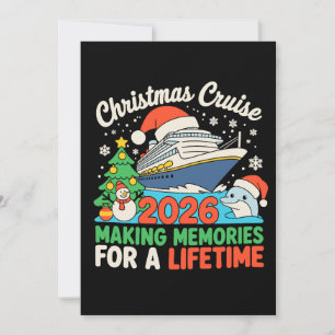 Invitación Crucero de Navidad 2026 Creando Recuerdos Para Tod