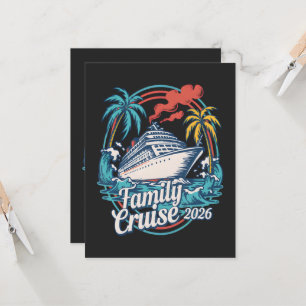 Invitación Crucero Familiar Verano 2026 Vacaciones de Verano