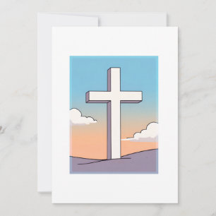 Invitación Cruz Cristiana Inspiradora