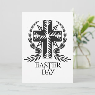 Invitación Cruz del Día de Pascua