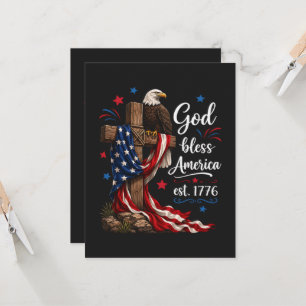 Invitación Cruz Patriótica Dios Bendiga a América