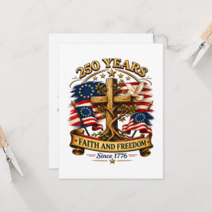 Invitación Cruz Patriótica Fe y Libertad 250 Años