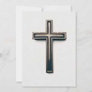 Invitación Cruz religiosa