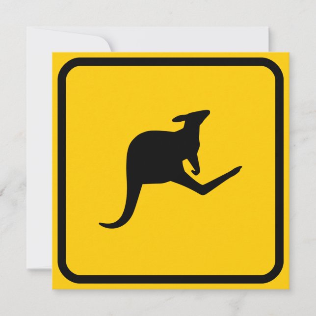 Invitación cruzada canguro (Anverso)