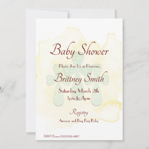 Invitación cruzada de Baby Shower