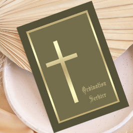 Invitación cruzada de la ordenación de la iglesia