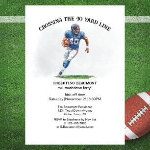 Invitación Cruzando el 40 aniversario del Fútbol Americano