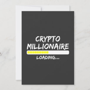 Invitación Crypto Millionaire Cargando Bitcoin