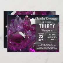 Crystal Jewel Tone Cancer Ruby Red July Cumpleaños