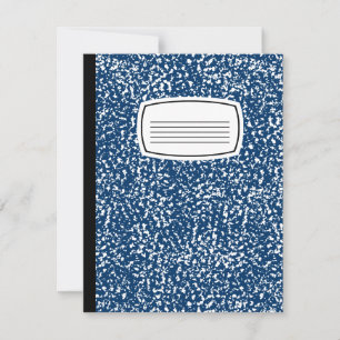 Invitación cuaderno de composición