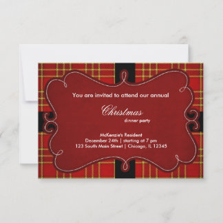 Invitación Cuadrados de navidades
