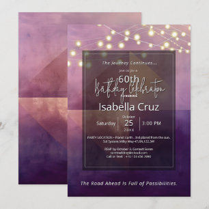 Invitación Cuadrante Suave Diseño Mínimo