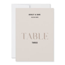 Cuadro 3 Negrita Boda Beige Número de cuadro