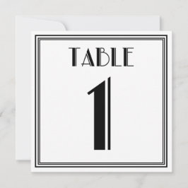 Invitación Cuadro Art Déco Número 1