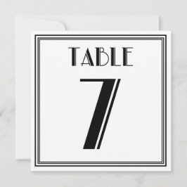 Invitación Cuadro Art Déco Número 7