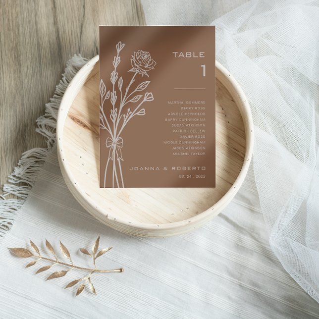 Invitación Cuadro de asientos número 1 de la tabla floral Ros (Subido por el creador)