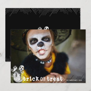 Invitación Cuadros acuáticos fantasmas Halloween