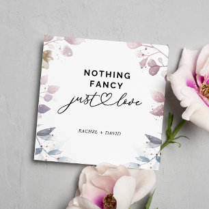 Invitación Cuadros Botánicos De Agua Elopement Cards