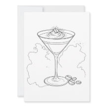 Cuadros de Pintura y Bebida Espresso Martini