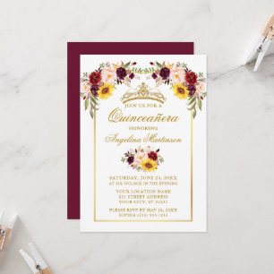 Invitación Cuadros Quinceanera