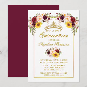 Invitación Cuadros Quinceanera