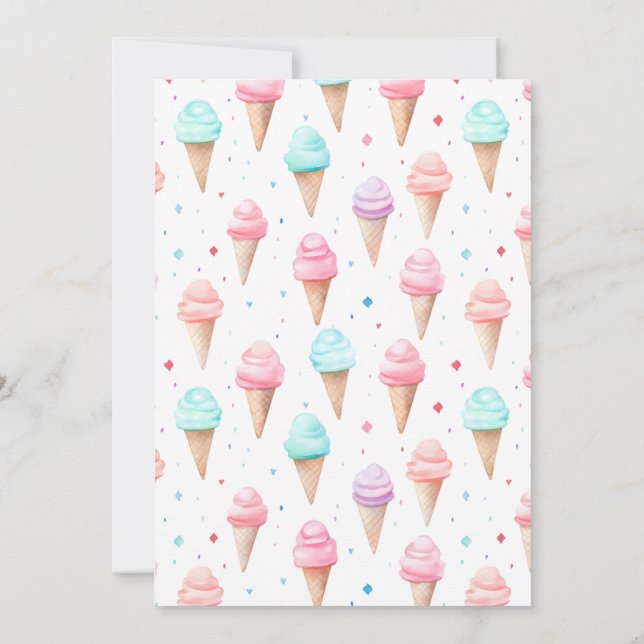 Invitación ¿Cuál es la celebración de Scoop? Revelación de gé (Reverso)