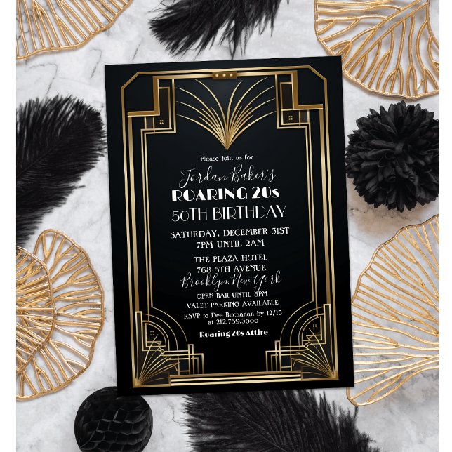 Invitación CUALQUIER ACONTECIMIENTO - Fiesta Art Decó de los  (Subido por el creador)