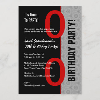 Invitación Cualquier ADOLESCENTE o TWEEN cumpleaños moderno c