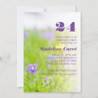 Invitación Cualquier año celebración de fiesta de cumpleaños